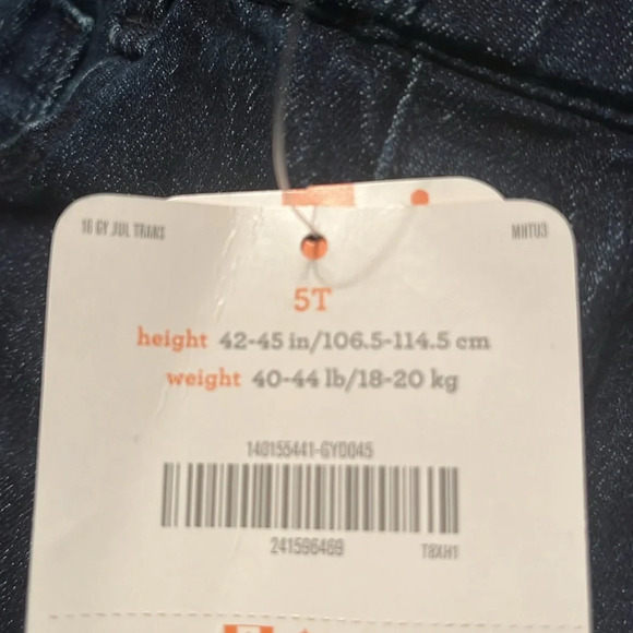 Gymboree Girls Denim Jeggings Size 5T - Picture 8 of 8